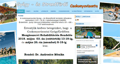 Desktop Screenshot of csokonyavisontafurdo.hu